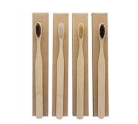 Un-brand Bamboo Toothbrush Oral Care Eco - Cepillo de dientes (4 unidades)