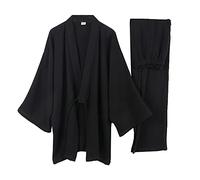 un-brand Pijama tipo kimono japonés para hombre, holgado, informal, para el hogar, Color 35-XXL, XXL