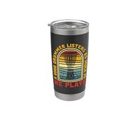Un buen baterista escucha instrumento ama el djembe de música reggae Vaso térmico de acero inoxidable de doble pared