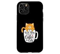 Un Buen día Comienza con café y Gatos - Amante del café de la mañana Carcasa para iPhone 11 Pro
