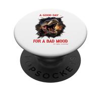 Un Buen día para el Mal Humor de Dinosaurio PopSockets PopGrip Adhesivo