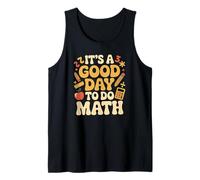 Un Buen día para Hacer matemáticas Amante de la Escuela Stem Student Camiseta sin Mangas