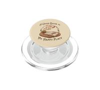 Un Buen Libro es mi Lugar Feliz - Amantes de la Lectura PopSockets PopGrip para MagSafe