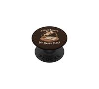Un Buen Libro es mi Lugar Feliz para los Amantes de la Lectura PopSockets PopGrip Adhesivo