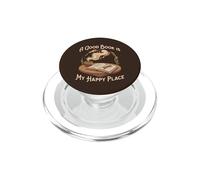 Un Buen Libro es mi Lugar Feliz para los Amantes de la Lectura PopSockets PopGrip para MagSafe