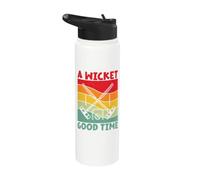 Un buen momento para jugar al croquet Stainless Steel Insulated Water Bottle