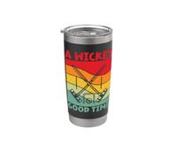 Un buen momento para jugar al croquet Vaso térmico de acero inoxidable de doble pared