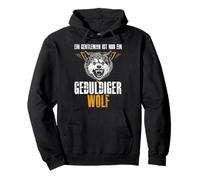 Un Caballero es Solo un Lobo Paciente. Sudadera con Capucha