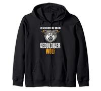 Un Caballero es Solo un Lobo Paciente. Sudadera con Capucha