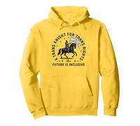 Un caballero trans para los derechos trans LGBTQ+ Pride Sudadera con Capucha