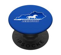 Un Caballo Dentro Kentucky Mapa Lexington Vintage Retro PopSockets PopGrip Adhesivo