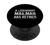 Un Cartero Legendario Jubilado Cartero retiro PopSockets PopGrip Adhesivo