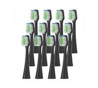 Un Cepillo De Dientes Eléctrico Reemplaza El Cabezal Del Cepillo De Dientes. Compatible Para Waterpik WP-86EC/CC-01(Black 12pcs)
