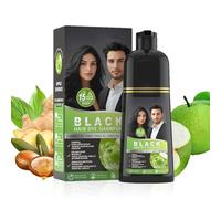 - Un champú para el color del cabello de plantas negras | Tinte para el cabello 500 ml champú vegetal para el cabello contra las canas para hombres y mujeres, hidratante, aplicación de salón