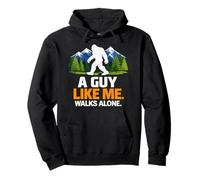 Un Chico como yo Camina Solo Bigfoot Sasquatch Bosque Árboles Sudadera con Capucha