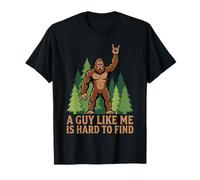 Un Chico como yo es difícil de Encontrar Bigfoot Rock en Sasquatch Camiseta