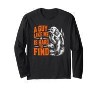Un Chico como yo es difícil de Encontrar Divertido Bigfoot Forest Hiking Manga Larga