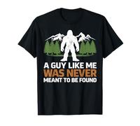 Un Chico como yo Nunca fue destinado a ser Encontrado Bigfoot Vintage Camiseta