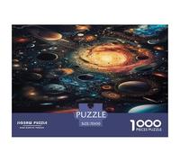 Un Ciel Plein de Galaxies Puzle Regalo Creativo Decoración Familiar 1000 Piezas Galaxy Whirlpool Rompecabezas Juguetes Desafiantes Juego De Habilidad para Adultos Y Niños 70x50cm/1000pcs