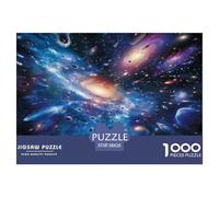 Un Ciel Plein de Galaxies Puzzle Juguete Educhativo Decoración del Hogar 1000 Piezas Galaxy Whirlpool Rompecabezas Imposible Entretenimiento Creativo para Adultos 38x26cm/1000pcs