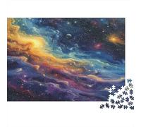 Un Cielo Lleno de Galaxias Puzzle Imposible,desafío para Adultos Entretenimiento Creativo 1000 Piezas Obra De Arte De Juego De para Adultos Y Niños 1000pcs (75x50cm)