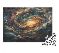 Un Cielo Lleno de Galaxias Rompecabezas Imposible,desafío for Adults Juego Educativo 1000 Piezas Obra De Arte De Juego De para Adultos, Regalos A Partir De 14 Años 1000pcs (75x50cm)