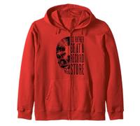 Un coleccionista de Discos de Vinilo estará en una Tienda de Discos Music Skull Sudadera con Capucha