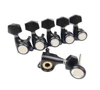 Un Conjunto De Botones De Bloqueo De Guitarra Medallones Eléctricos Bk Adecuados Para Principiantes Perilla De Afinación De La Guitarra