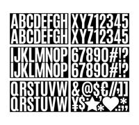 Un Conjunto De Seis Páginas De Números De Casa for Pegar En El Exterior Números De Dirección Alfanuméricos De 2,5 Pulgadas for Buzón, Lo Que Los Hace Más Personalizados Y Reconocibles(White)