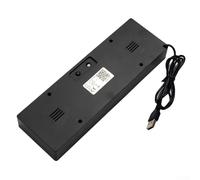 Un control de voz, analizador de espectro musical LED con 384 LED, pantalla audiovisual de 16-24 filas, alimentado por USB, control de línea de voz y audio para ambiente de audio en el hogar