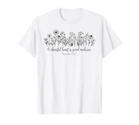 Un corazón Alegre es Buena Medicina Christian God & Jesus Camiseta