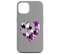Un Corazón De Corazones Asexual Orgulloso De Amar Carcasa para iPhone 13