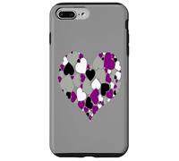 Un Corazón De Corazones Asexual Orgulloso De Amar Carcasa para iPhone 7 Plus/8 Plus