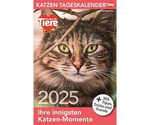 Un corazón para animales: calendario diario de gatos 2025 (calendario de escritorio, calendario de pared)