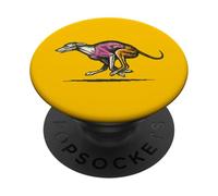 Un Corredor Retirado de Running Greyhound adopta un Arte de Perro PopSockets PopGrip Adhesivo