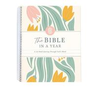 Un cuaderno anual de guía de estudio bíblico de 52 semanas, encuadernado en espiral, portátil y fácil de voltear (A5). Un hermoso plan anual para mujeres, adecuado para la devoción diaria y el estudio