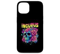 Un Cuervo Izquierdo Cráneo Mañana Y Flor Incubus Ver Halloween Carcasa para iPhone 13