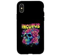 Un Cuervo Izquierdo Cráneo Mañana Y Flor Incubus Ver Halloween Carcasa para iPhone X/XS