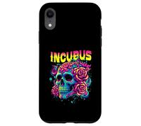 Un Cuervo Izquierdo Cráneo Mañana Y Flor Incubus Ver Halloween Carcasa para iPhone XR