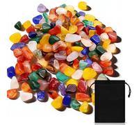 Un de Piedras Preciosas Piedras Rodantes 11-13mm Arcoíris un Regalo Mágico de Amistad para Ocasiones Especiales una Muestra de Gratitud Aportando Alegría y Color a la Vida