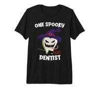 Un Dentista Espeluznante Divertido Diente de Monstruo Halloween Camiseta Premium
