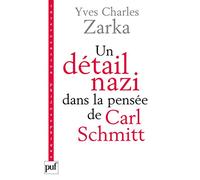 Un détail nazi dans la pensée de Carl Schmitt: La justification des lois de Nuremberg du 15 septembre 1935