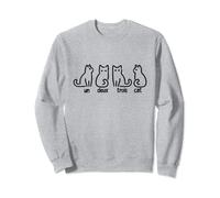 Un Deux Trois Cat Sudadera