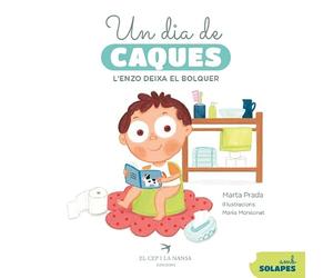Un dia de caques. L'Enzo deixa el bolquer. Un llibre de cartró amb solapes per a aprendre a usar l'orinal. Marta Prada + de 1 milió de seguidors a Instagram. +1 any