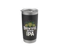 Un día maravilloso para una IPA - IPA divertida Vaso térmico de acero inoxidable de doble pared