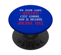 Un Día Sin Aikido Es como No No No Me Estoy Jugando Ninguna Idea PopSockets PopGrip Adhesivo