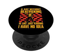 Un día sin Beatboxing bromeando sin Idea PopSockets PopGrip Adhesivo