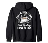 Un día sin Chai Tea Lover Expressive Artwork Sudadera con Capucha
