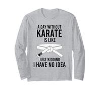 Un día sin Karate es como bromear, no Tengo Idea Manga Larga