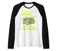 Un día sin Leer es como.. Reader Bookworm, Book Lovers Camiseta Manga Raglan